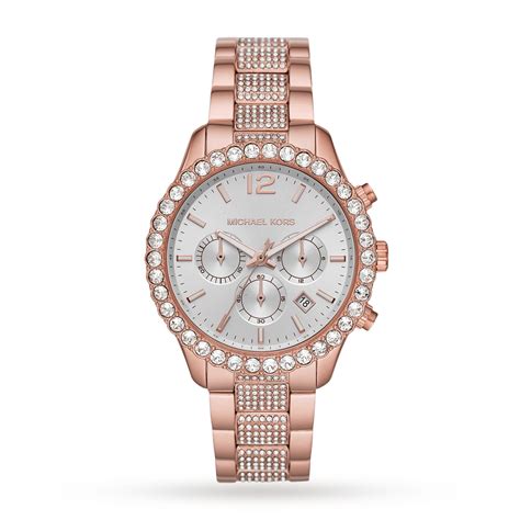 mike kors rose gold tone.